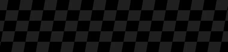 A black and dark gray checkered pattern with alternating squares arranged in diagonal rows.
