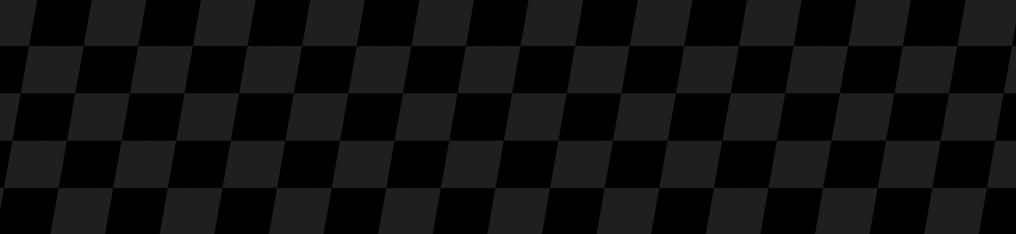 A black and dark gray checkered pattern with alternating squares arranged in diagonal rows.
